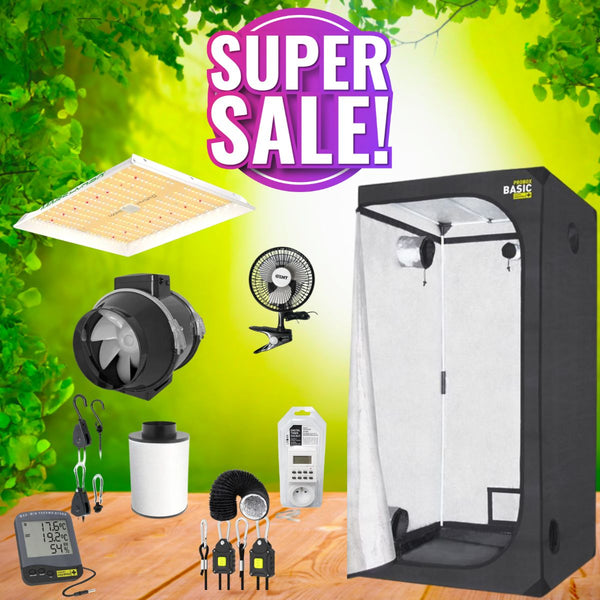 Complete Grow Tent Kit (80x80x160 cm) | Mars Hydro TS1000 – Advanced - Silent, Efficient, Powerful