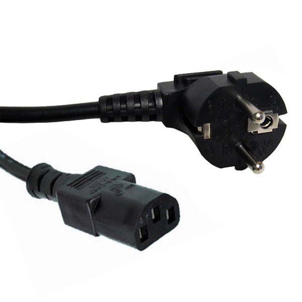 Mains Cable EU Plug to IEC female 2m