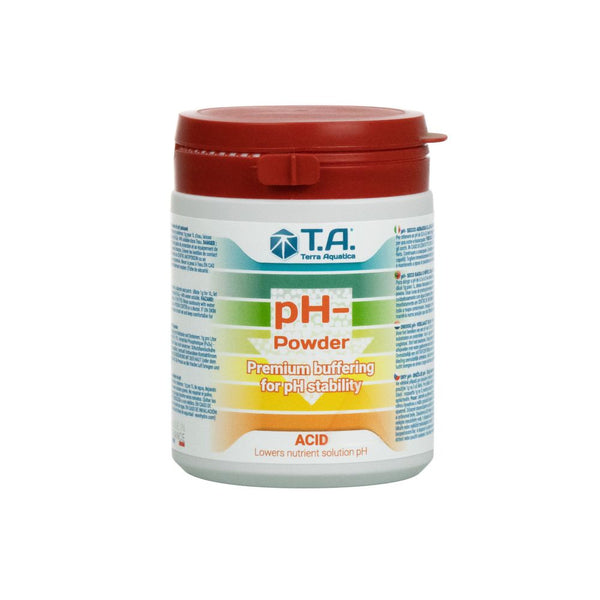 Terra Aquatica pH- Down Powder 250 ml - (multilingual label incl. DE, ENG)